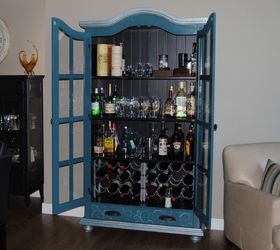 upcycled pantry to eclectic liquor wine cabinet, kitchen cabinets, painted furniture, repurposing upcycling