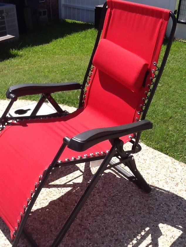 q how to dye fabric on anti gravity chairs, outdoor furniture, painted furniture, reupholster, The fabric on this chair cannot be removed but I want to dye it and still sit in it