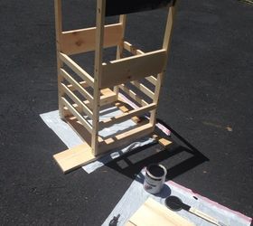 diy learning tower based on plans by ana white, diy, how to, woodworking projects