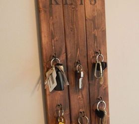 diy hanging key holder, crafts, diy, how to, organizing, woodworking projects