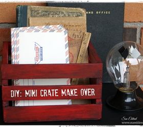 DIY:  Mini Crate Make Over