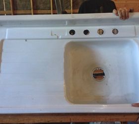 restoring a vintage sink, bathroom ideas, how to, plumbing