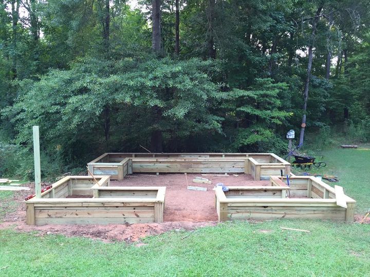 diy georgia raised garden, gardening, how to, raised garden beds, woodworking projects