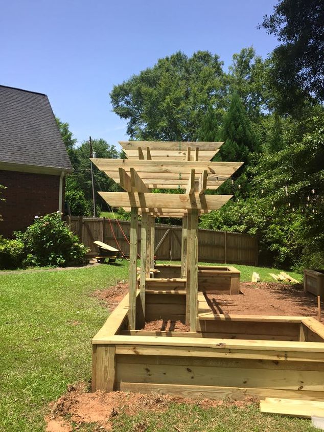 diy georgia raised garden, gardening, how to, raised garden beds, woodworking projects