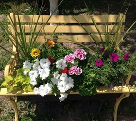 My Garden Bench.  Literally!