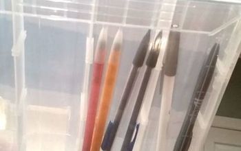 $3 Pencil / Marker / Crayon Craft Storage Hack That Won't Spill!