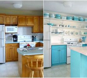 these kitchen cabinets will convince your husband to let you paint, home improvement, kitchen cabinets, kitchen design, Project via Tanya Dans le Lakehouse