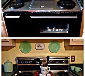 painted oven, appliances, painting, repurposing upcycling