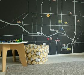 diy magnetic map wall, crafts, how to, painting, wall decor