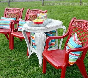 re fab outdoor furniture, outdoor furniture, outdoor living, painted furniture