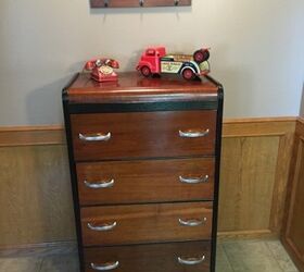 white waterfall dresser