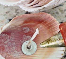 creating seashell candles diy beachideas, crafts, how to, Step 1