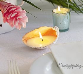 creating seashell candles diy beachideas, crafts, how to, A gorgeous glow