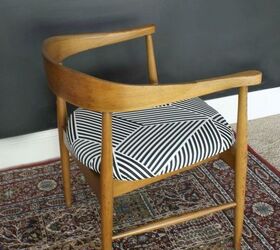 modern chair makeover, painted furniture, reupholster, woodworking projects