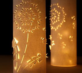 dandelion lanterns from up cycled plastic bottles, crafts, how to, lighting, repurposing upcycling