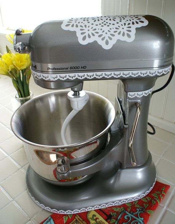 most people have ugly mixers but these people did something amazing, Photo via DIY Home Decor