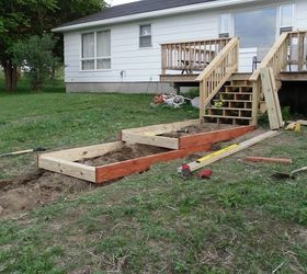 how to build steps on a slope, landscape, outdoor living, patio, stairs