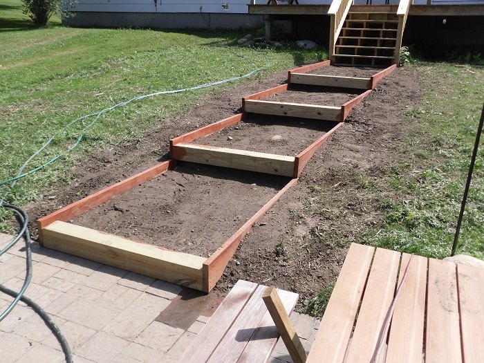 construimos escalones en una pendiente