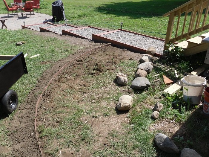 construimos escalones en una pendiente