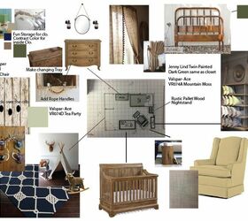 rustic outdoorsy boys nursery, bedroom ideas, painted furniture, repurposing upcycling, rustic furniture