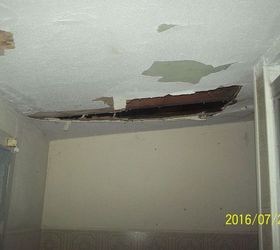q old house worth my time and money, home improvement, home maintenance repairs, The ceiling in the bathroom has completely collapsed What is this Is this serious or an easy fix