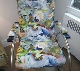 this rocking chair got a rockin facelift cool, painted furniture