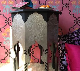 how to stencil an exotic indian retreat space, chalk paint, how to, painting, wall decor