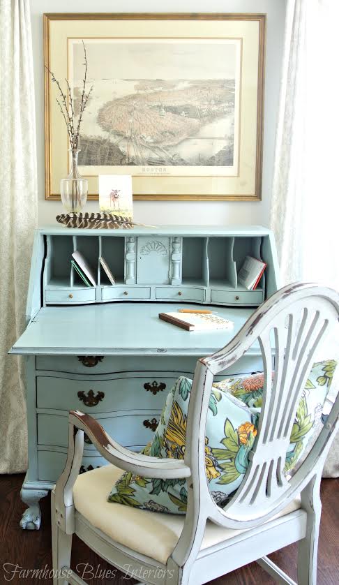 custom desk creation, painted furniture, repurposing upcycling