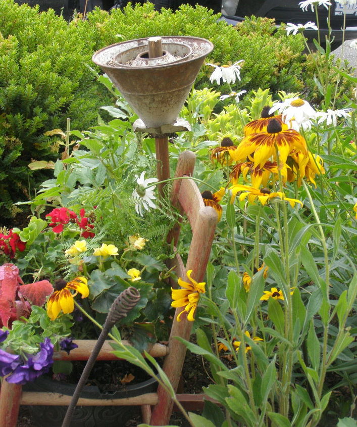 vintage and salvage birdfeeders ii, container gardening, gardening, repurposing upcycling