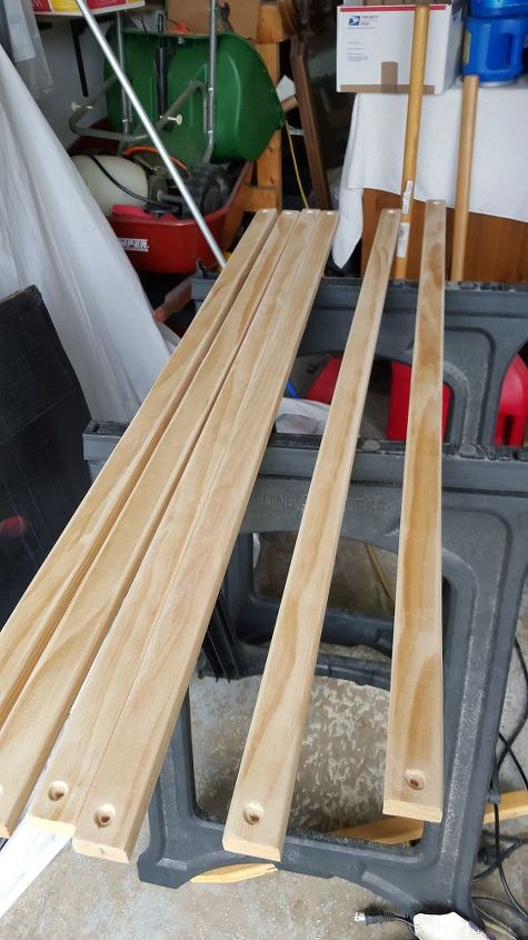 giving a sad worn out park bench new life