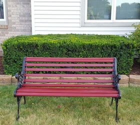 Giving A Sad, Worn Out Park Bench New Life