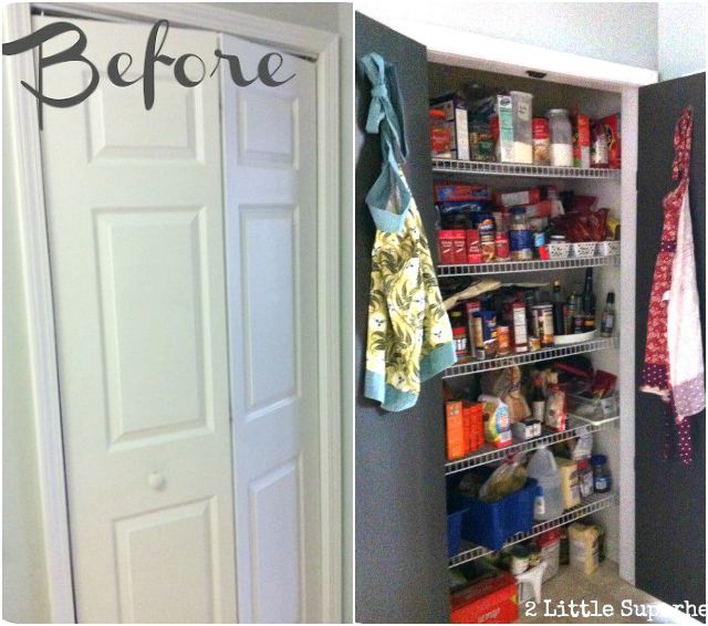 8 ways your pantry door is failing you and what to do about it, closet, doors, kitchen design, Photo via Danielle 2 Little Superheroes