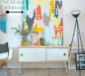 diy mid century modern credenza, diy, how to, painted furniture, woodworking projects