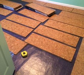 cork flooring transformation, flooring, home improvement