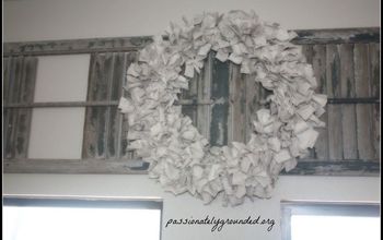 Need A Wreath? How About This Textural Beauty For $3.99?