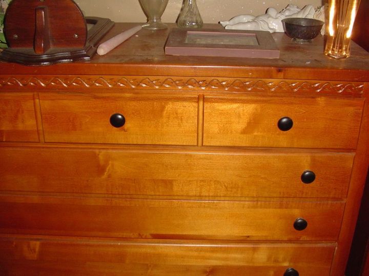 q paint or stain a dresser, painted furniture
