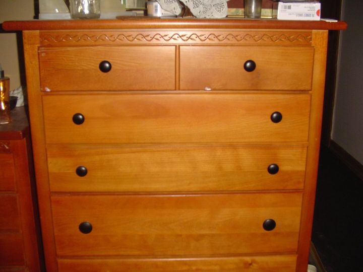 q paint or stain a dresser, painted furniture