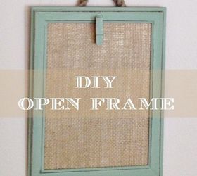 diy open frames, chalk paint, crafts, how to, wall decor