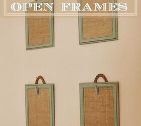 diy open frames, chalk paint, crafts, how to, wall decor