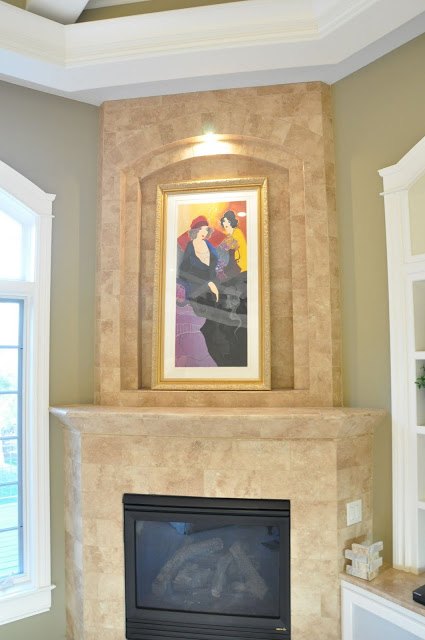 how to update your fireplace with stone, concrete masonry, fireplaces mantels, how to