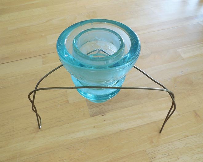 tutorial de un jarron con aislante electrico de vidrio