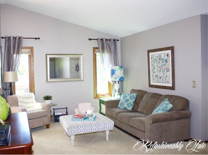 complete living room makeover, living room ideas, paint colors, painted furniture, painting