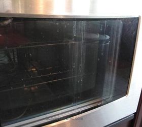 cleaning between the glass on an oven door, appliances, cleaning tips, how to