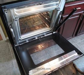 cleaning between the glass on an oven door, appliances, cleaning tips, how to