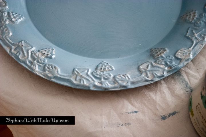 diy plate chargers, home decor, repurposing upcycling