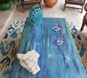 from weathered to coastal patio table