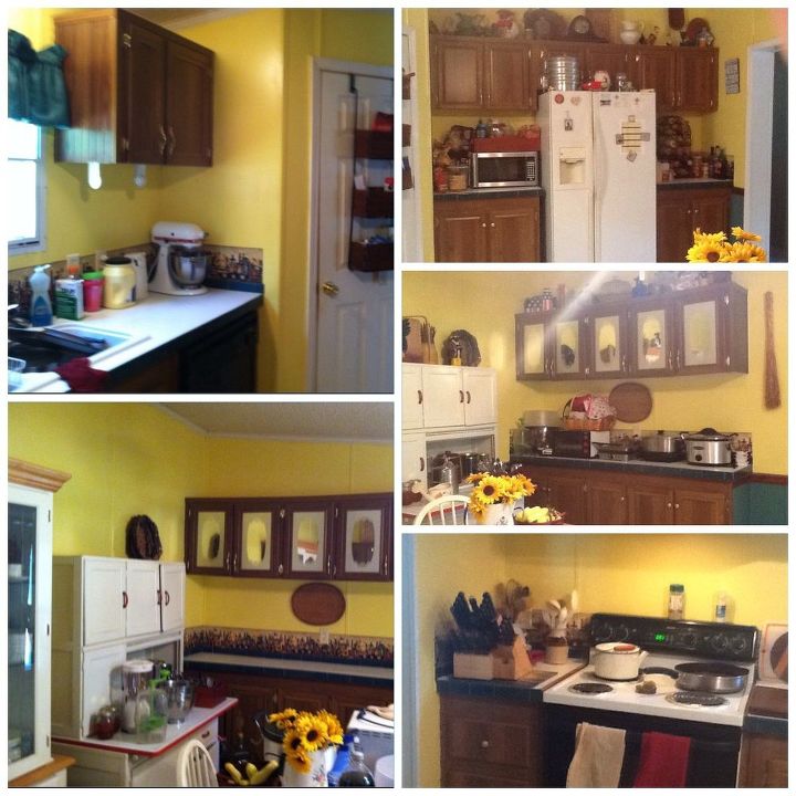 mobile home kitchen makeover, kitchen cabinets, kitchen design