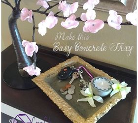 diy easy concrete tray, concrete masonry, crafts, how to