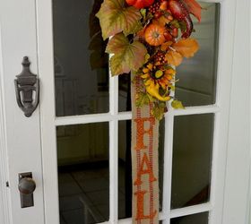 diy fall banner for your wall or door a great alternative to a wreath, crafts, doors, how to, wall decor, wreaths