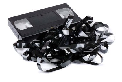 reciclaje de cintas vhs y cajas, Cinta VHS